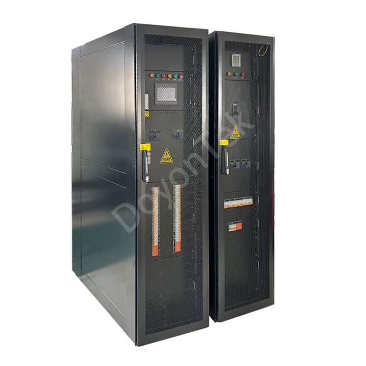 Interior view of DoyonTek 2000A Low Voltage Switchgear cabinet