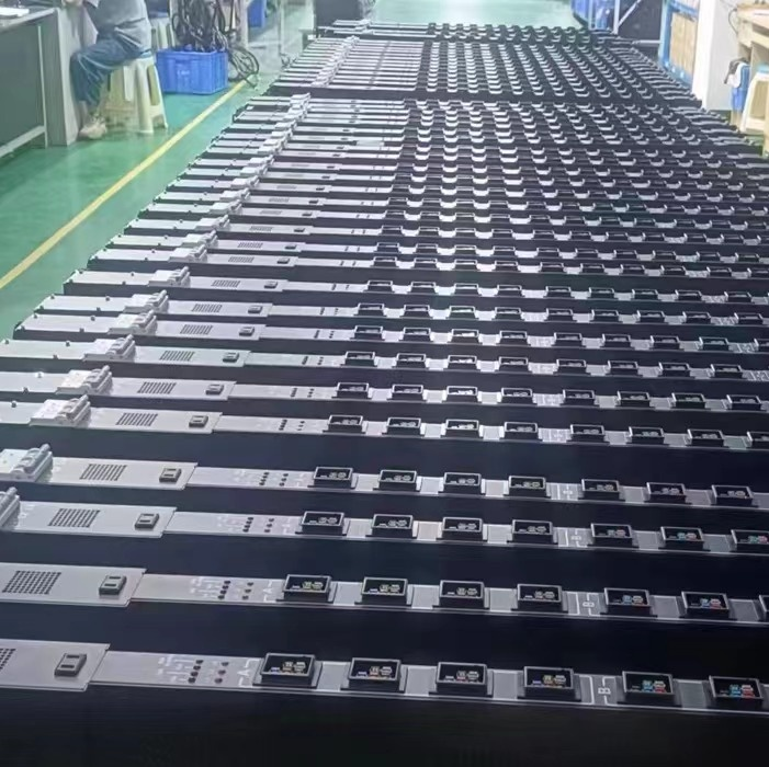 72kW Power Distribution Box Side View - Metal Housing